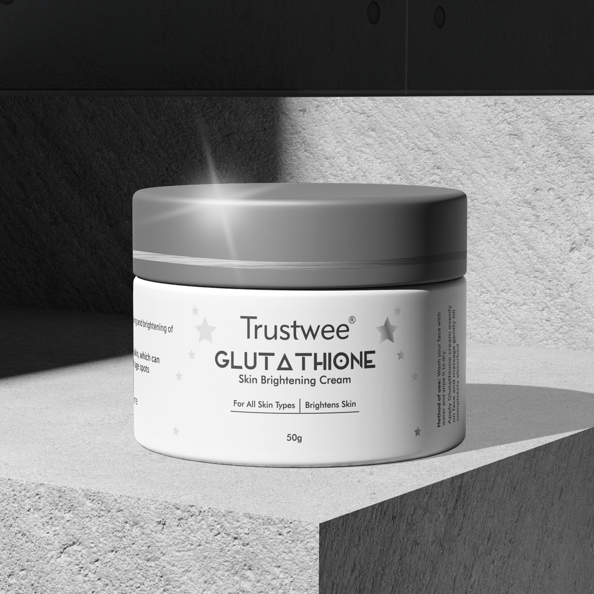 GlowLift Brightening Cream - Glutathione & Vitamin C Face Cream for Dark Spots
