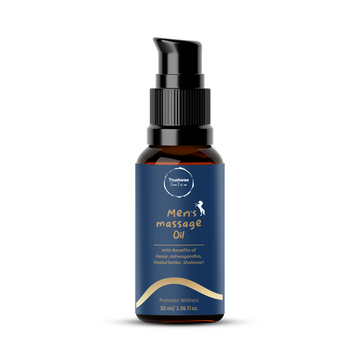 VitalBlend Ayurvedic Massage Oil for Men - Ashwagandha & Kesar Rejuvenating Oil