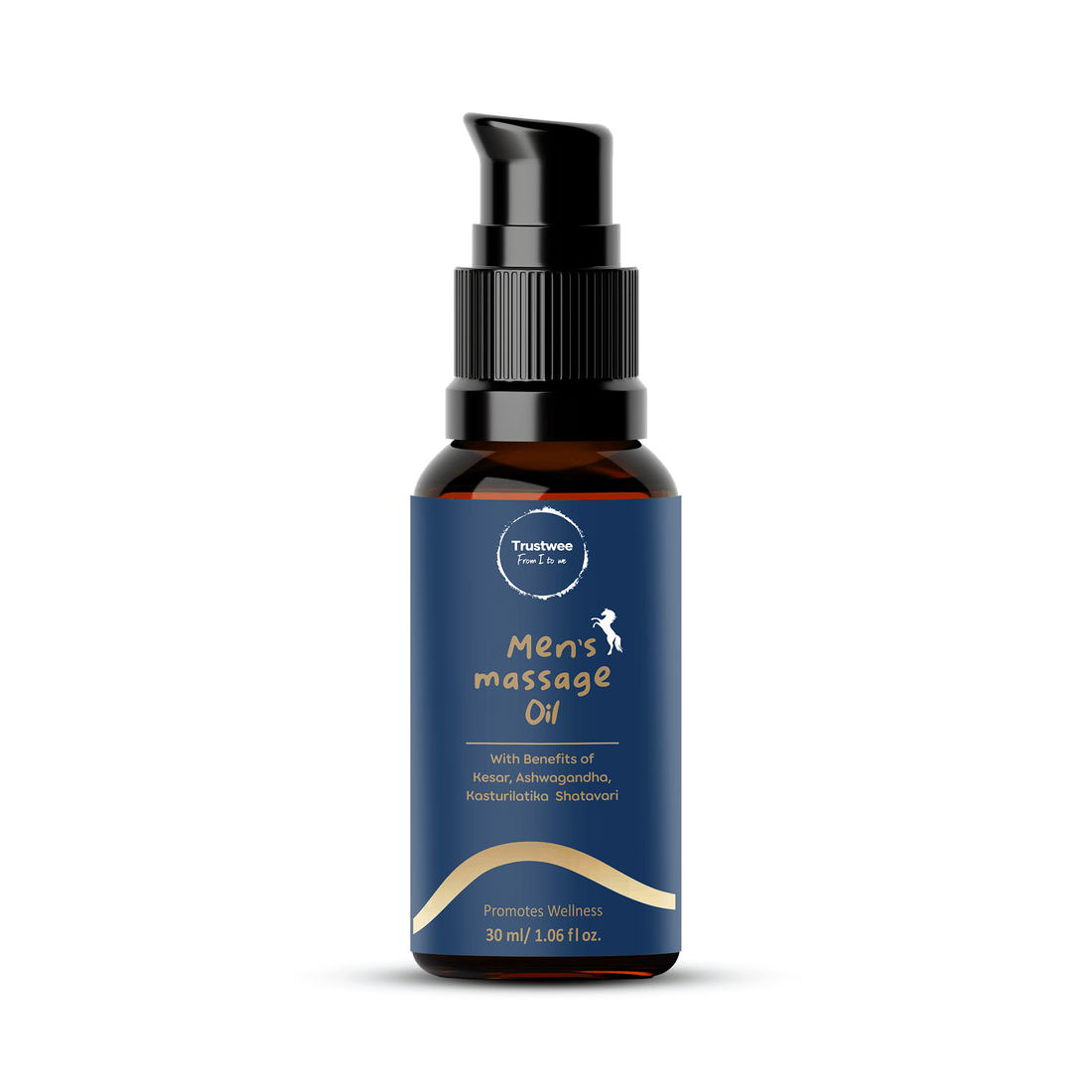 Trustwee Massage Oil for Men | Improves Vigor I Boosts Strength And Stamina | Natural Nourishing Formula for 30ml - Trustwee