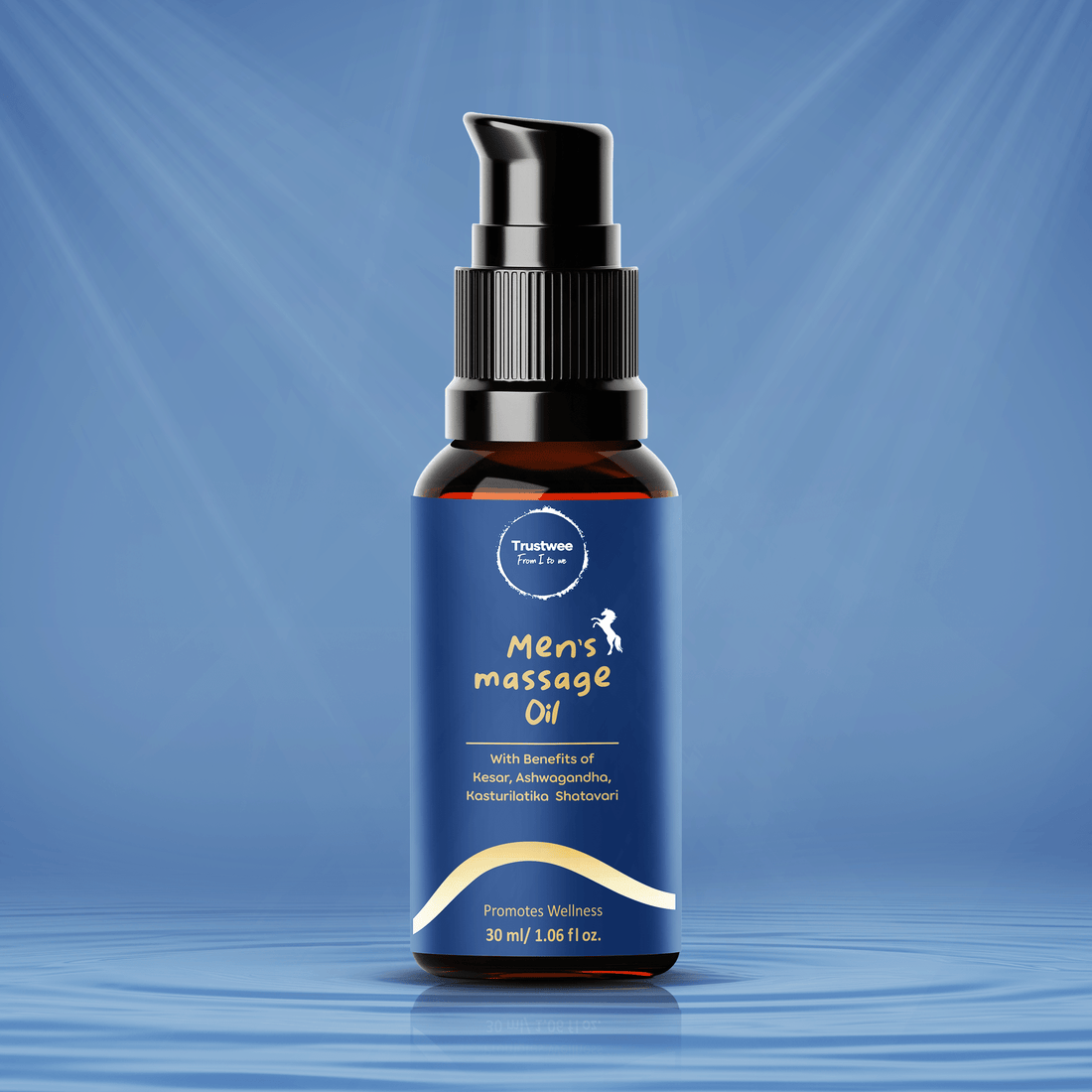 Trustwee Massage Oil for Men | Improves Vigor I Boosts Strength And Stamina | Natural Nourishing Formula for 30ml - Trustwee