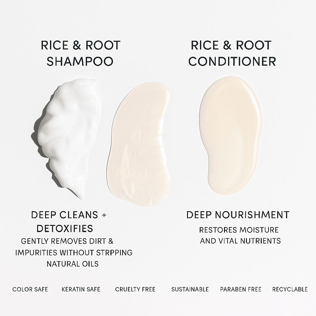 Trustwee Rice Water Anti - Dandruff Shampoo Conditioner | Removes Dandruff from Source | Helps with Itching, Irritation | Strong & Smooth Hair | For Men & Women | - Trustwee