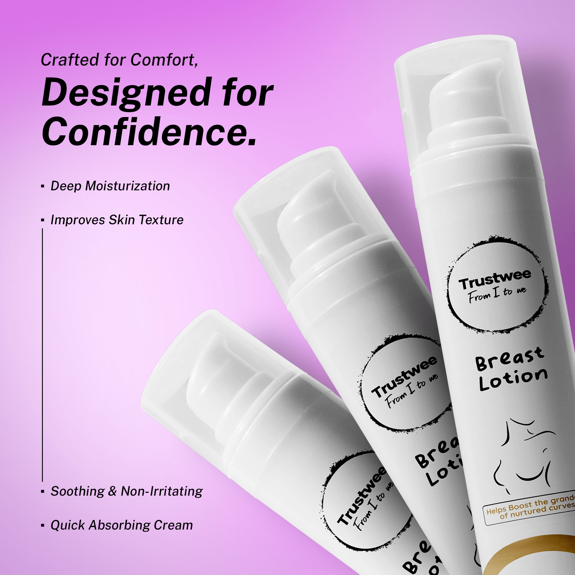 Breast elasticity cream India – Trustwee FirmBliss ingredients