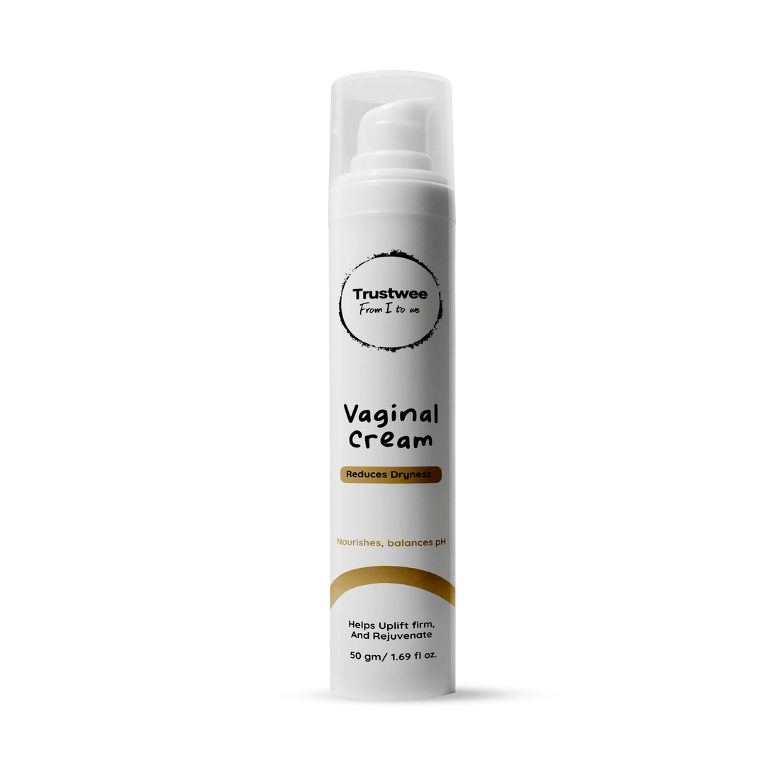 Trustwee Vaginal Care Cream for Women | Niacinamide Feminine Hygiene Moisturizer | pH Balance 3.5 | Dryness Relief & Skin Brightening Intimate Cream | 50g - Trustwee