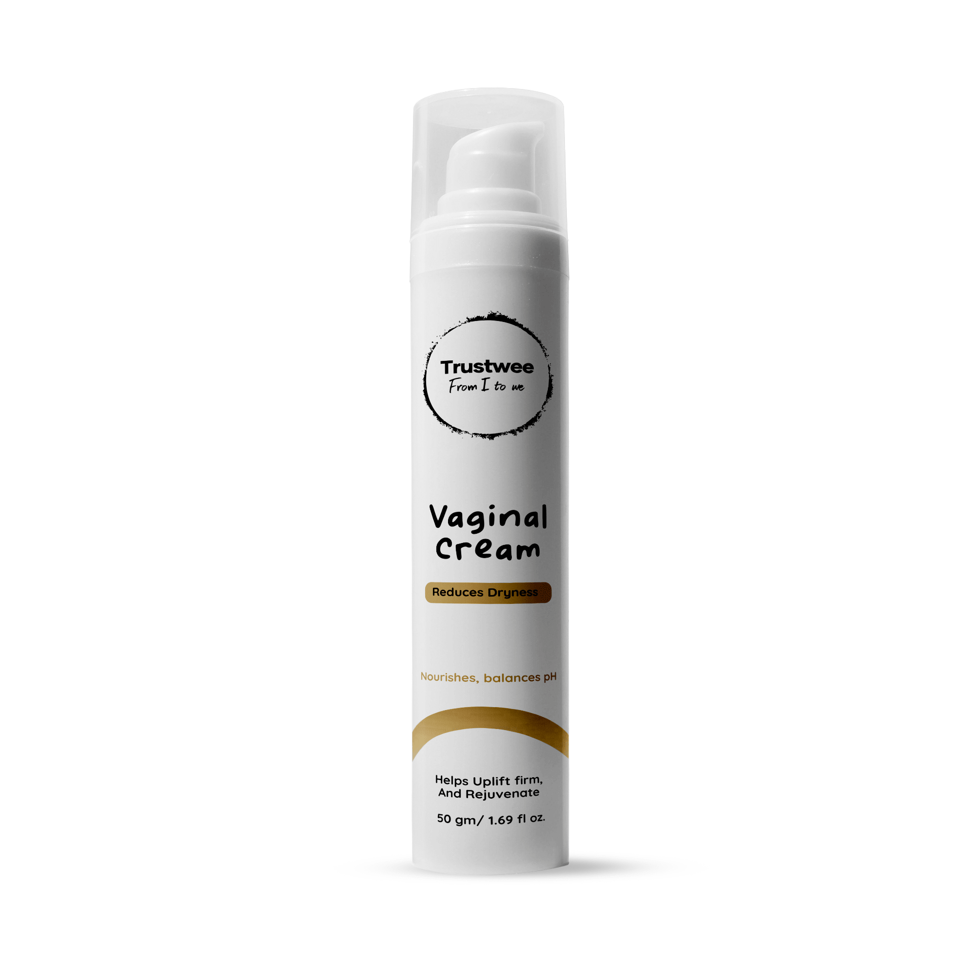 Trustwee Vaginal Care Cream for Women | Niacinamide Feminine Hygiene Moisturizer | pH Balance 3.5 | Dryness Relief & Skin Brightening Intimate Cream | 50g - Trustwee