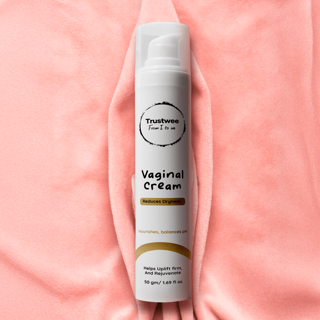Trustwee Vaginal Care Cream for Women | Niacinamide Feminine Hygiene Moisturizer | pH Balance 3.5 | Dryness Relief & Skin Brightening Intimate Cream | 50g - Trustwee